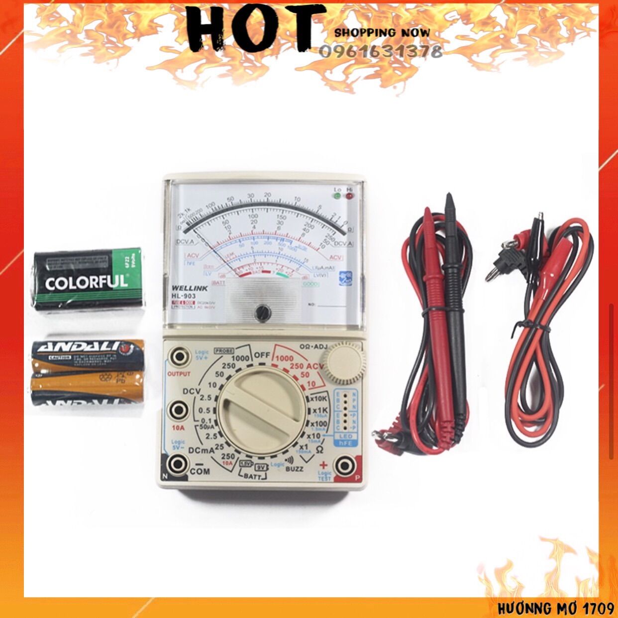 Đồng hồ đo vạn năng wellink hl-903