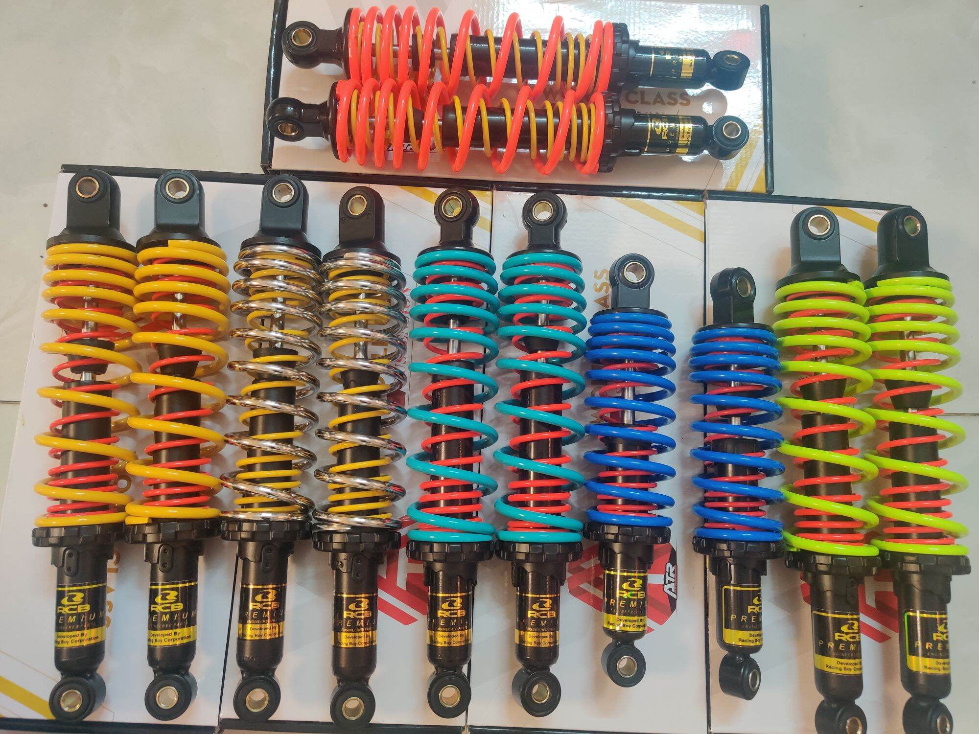 Phuộc RCB kiểu 2 lò cò lắp Dream Wave Cub Win MD RS Blade Galaxy Magic Future Taurus Selina Sirius Jupiter Max Elegant Angel MD