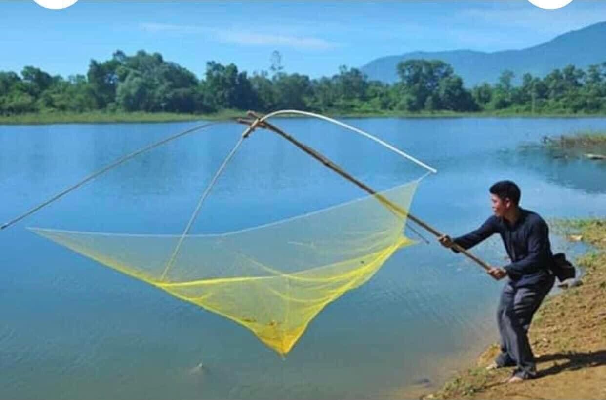 vó bắt cá ,vó đánh bắt cá mắt lưới 1.8 cm