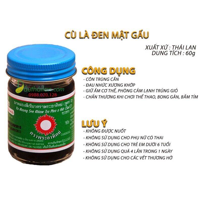 Dầu cù là mật gau thái lan