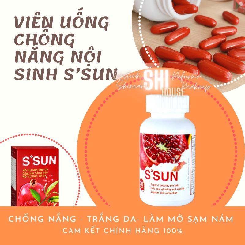 Viên uống trắng da S'SUN Zini - KHUYẾN MÃI TẶNG KÈM CỐM TRẮNG DA