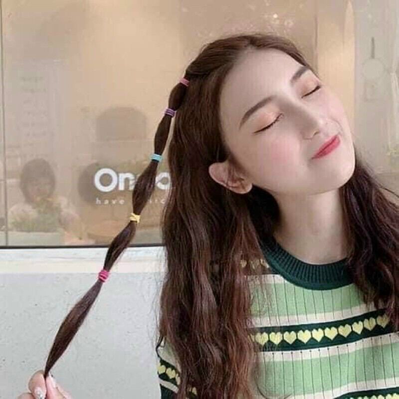 Set 100 Dây Thun Cột Tóc