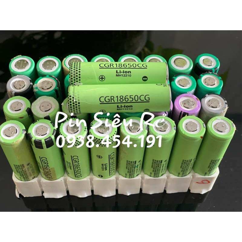 Combo 10 viên pin panasonic cũ trên 3.5V