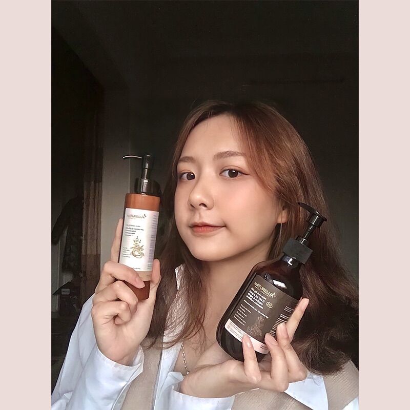 Combo dầu gội và dầu xả thảo dược Naturelux