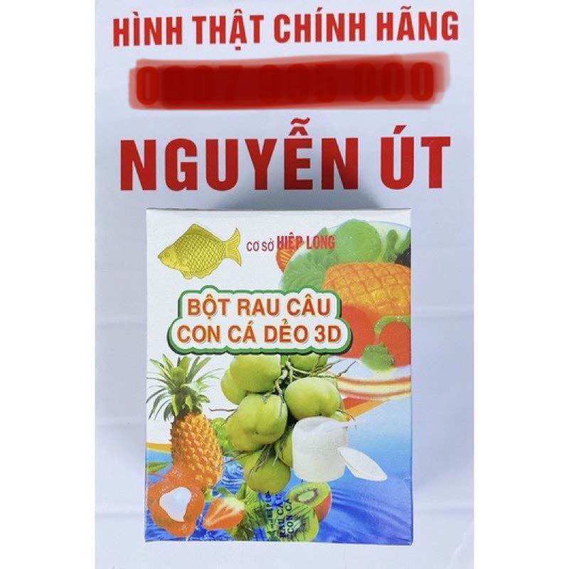 Bột rau câu con cá dẻo hiệp long hộp 12 gói x 12g