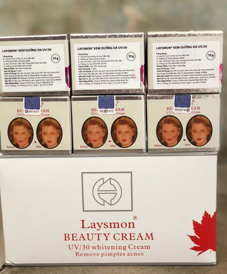 Kem dưỡng trắng da Laysmon Beauty Cream