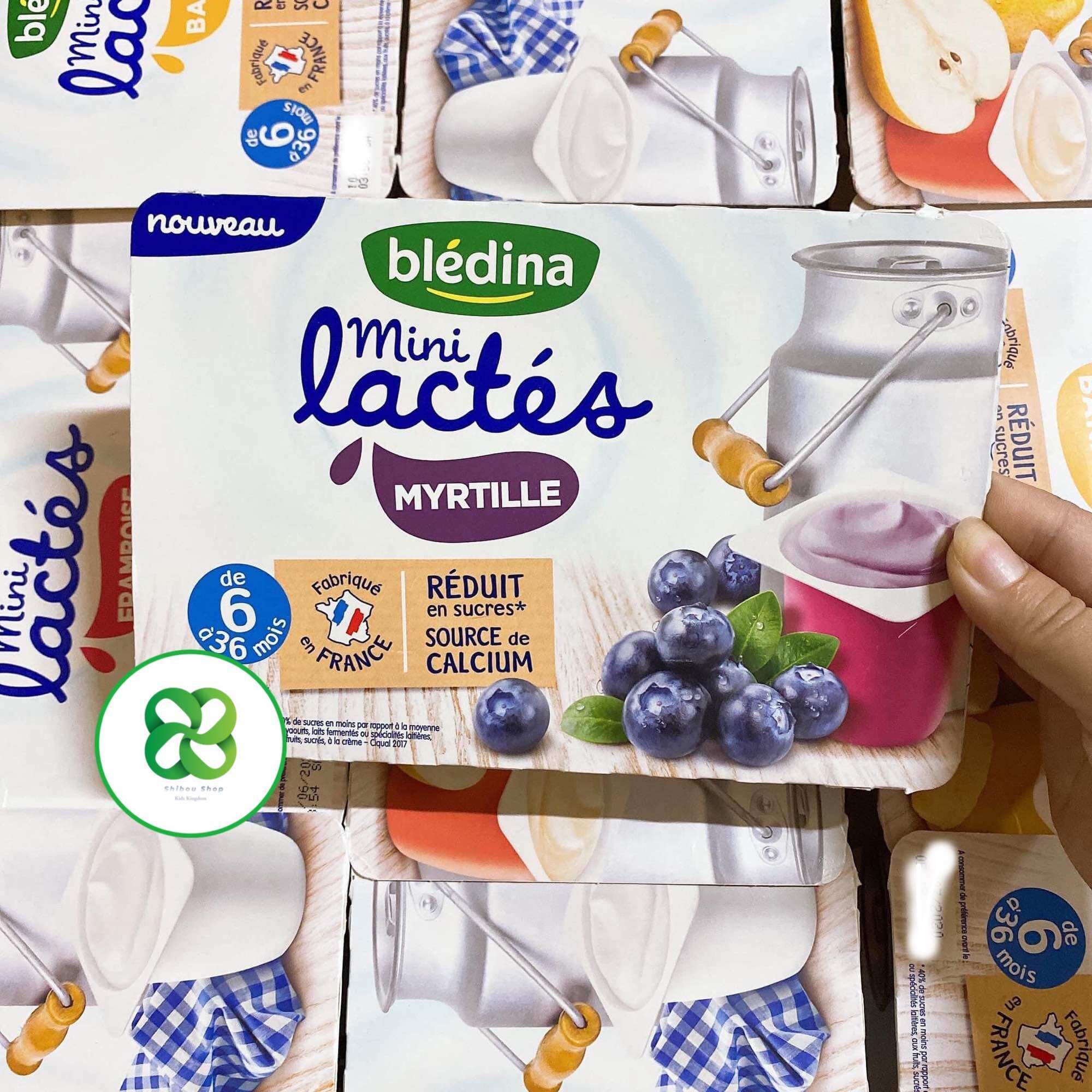 SỮA CHUA BLEDINA MINI LACTES NHIỀU VỊ