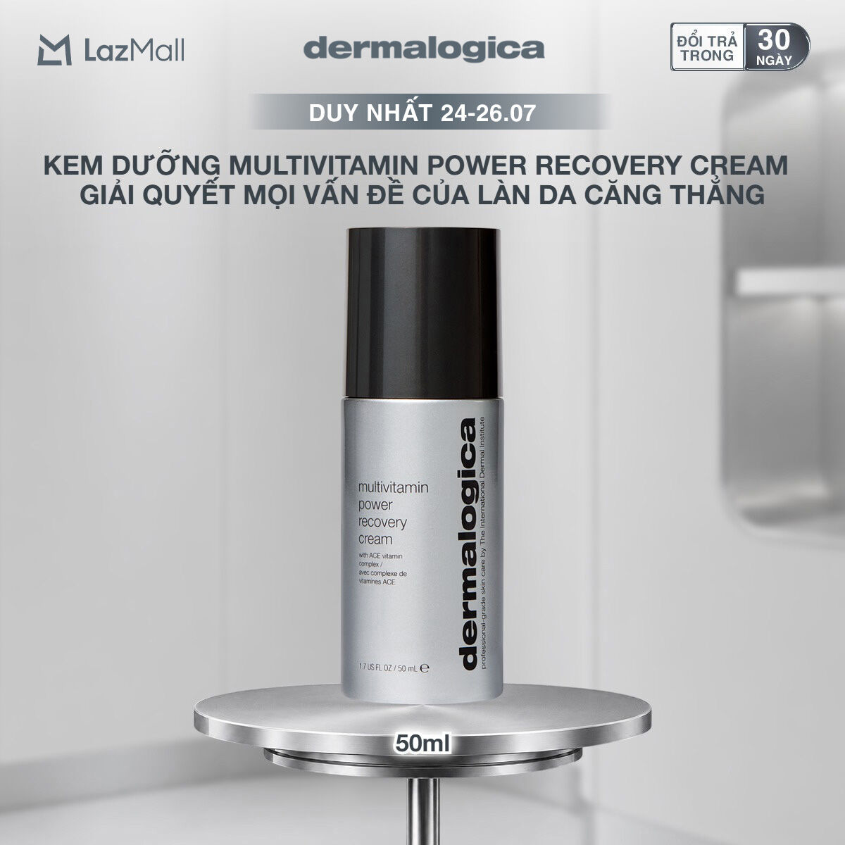 Kem dưỡng Multivitamin Power Recovery Cream giải quyết mọi vấn đề của làn da căng thẳng
