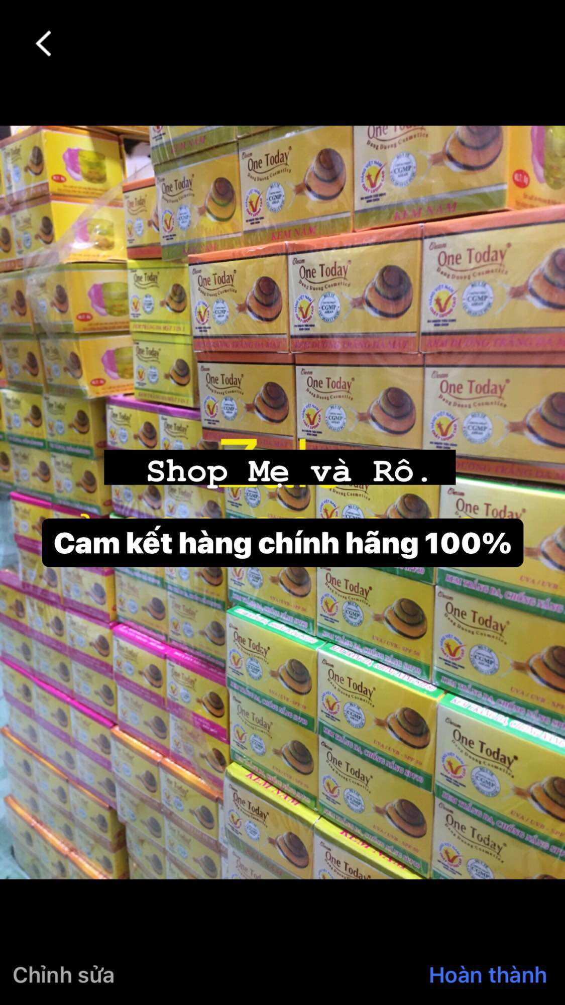 Kem ốc sên one today hết nám  hủ 8g