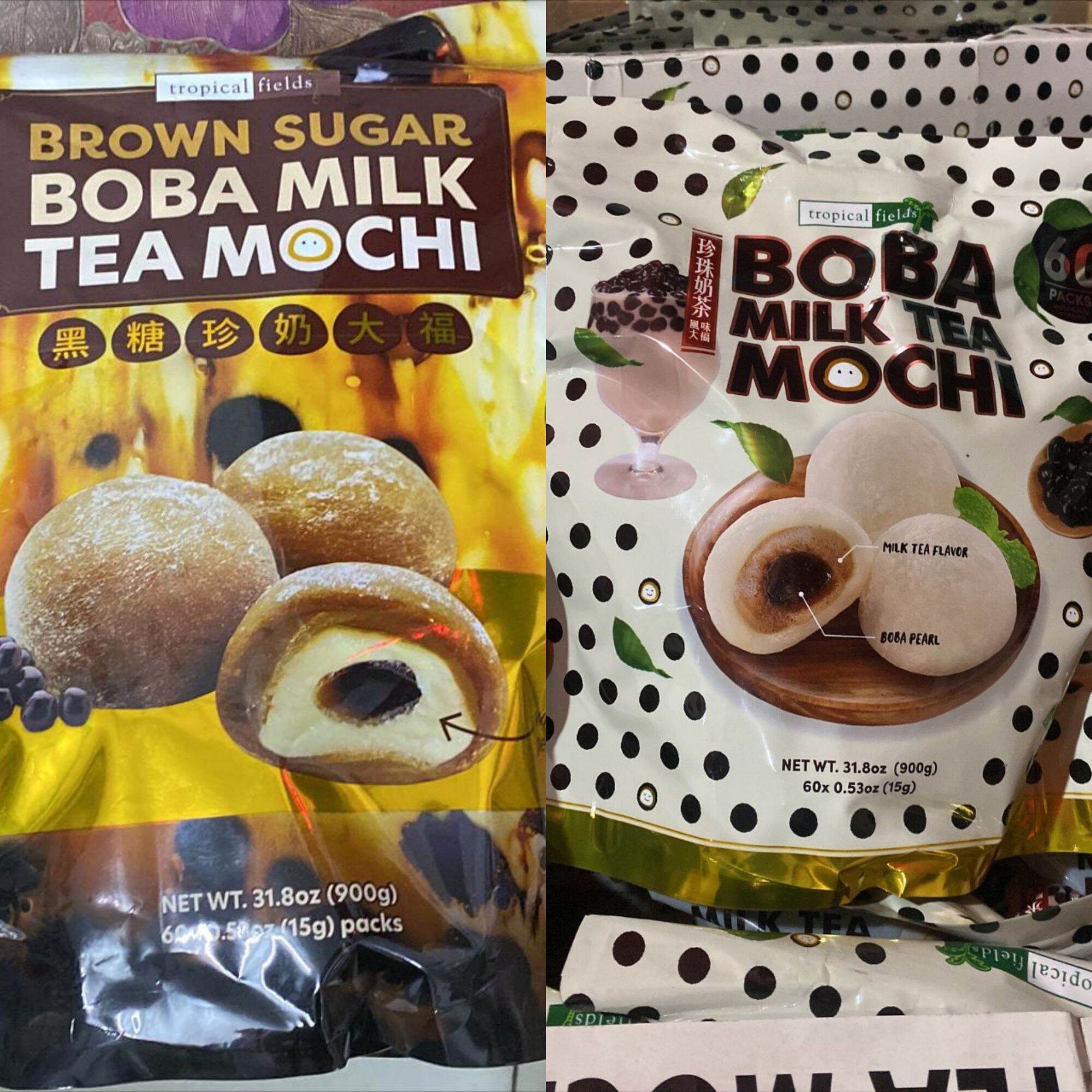 Bánh mochi trà sữa trân châu boba milk tea mochi taiwan 900g
