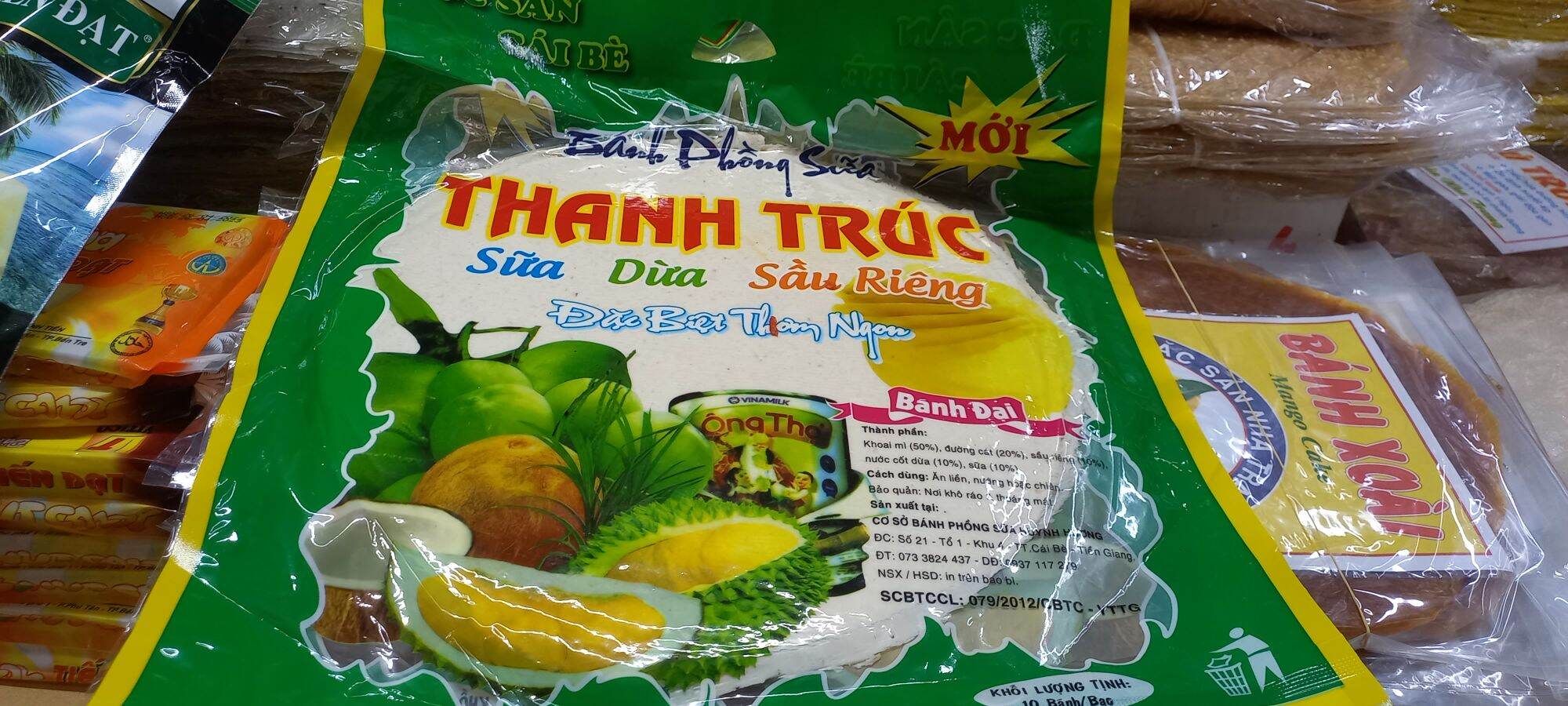 Bánh phồng sữa Thanh Trúc 300g ( bánh đại )