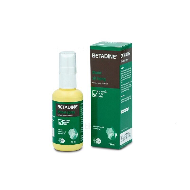 Betadin xịt họng 50 ml