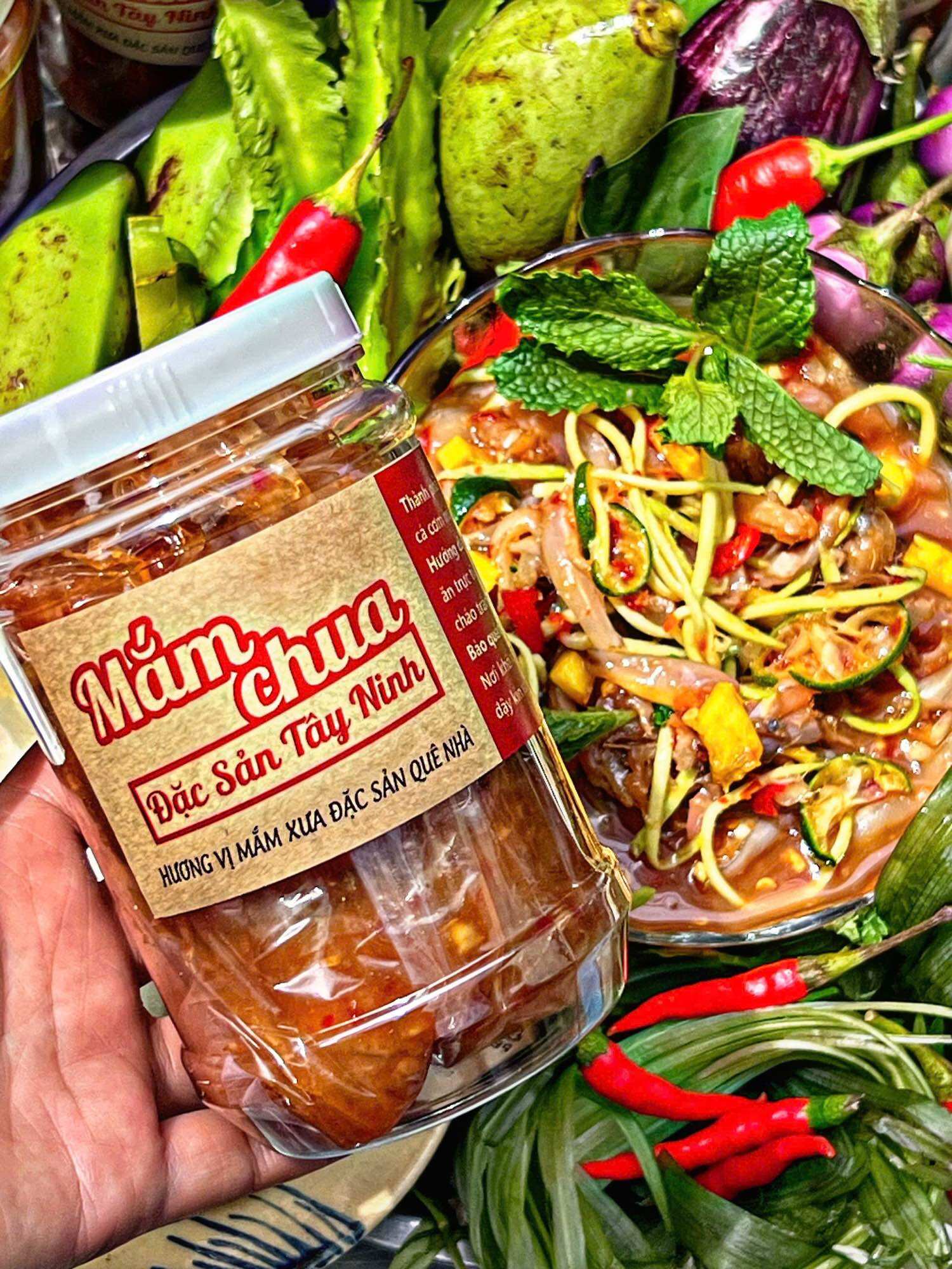 MẮM CÁ CƠM TRỘN SẴN (MẮM CHUA TÂY NINH). hủ 500g đậm đặc ngon nhứt nách