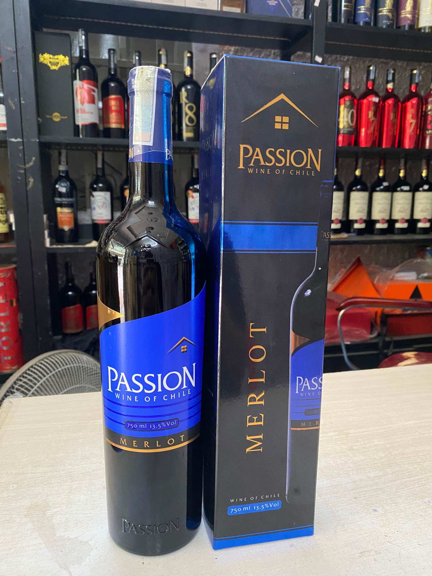 Vang Đỏ Chile PASSION Merlot 13.5% 750ml