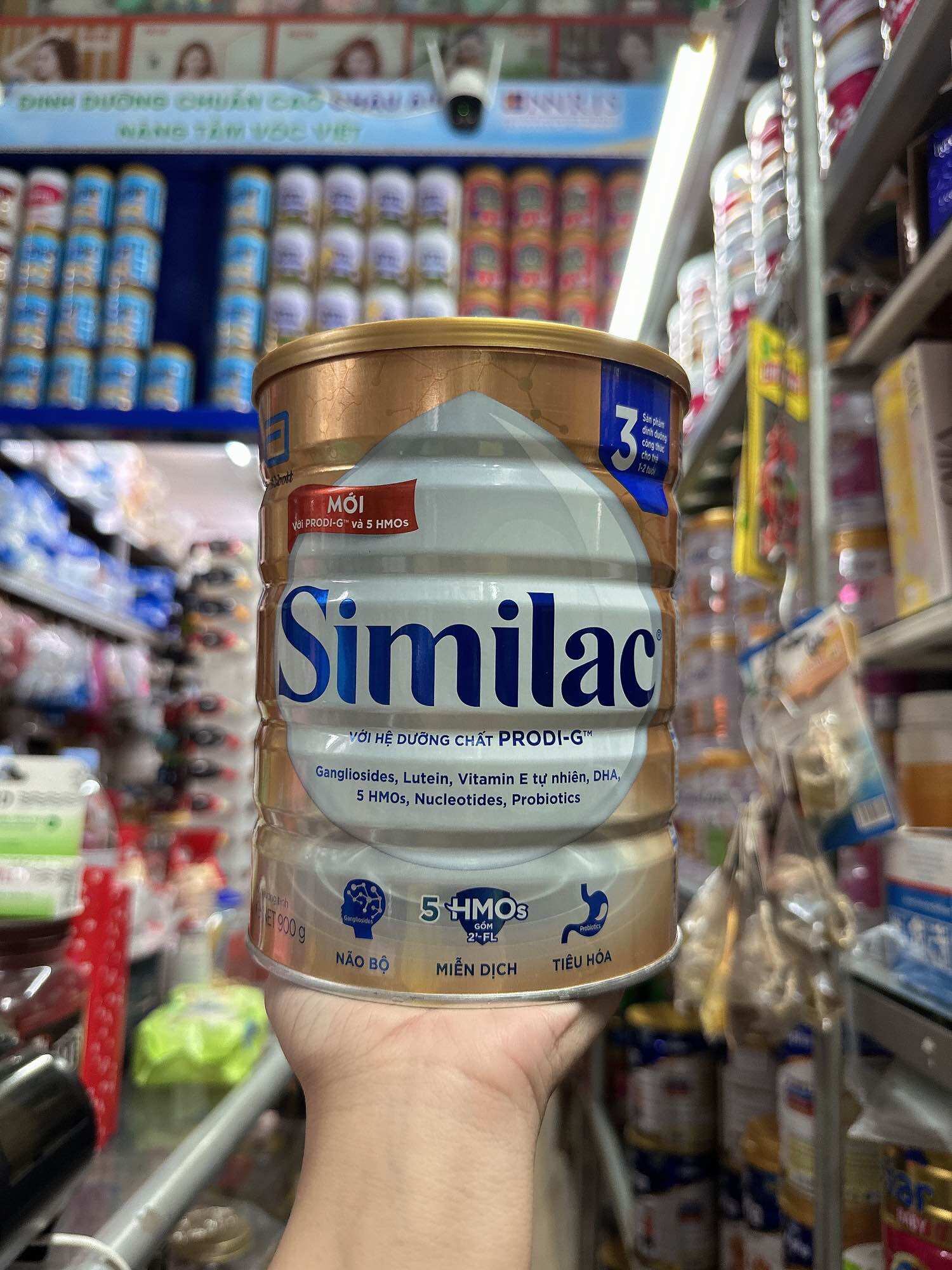 Sữa similac iq hmo số 3 cho trẻ 1-2 tuổi, 900g
