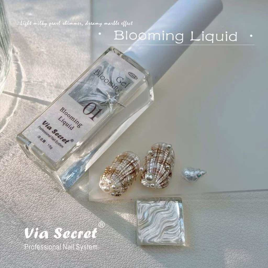 🌊 Cồn Loang Cọ Nét Via Secret Blooming Liquid 01 🌊 (NA2285)