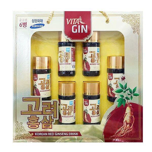 Nước Hồng Sâm Vitagin Hàn Quốc Lốc 6 Hũ