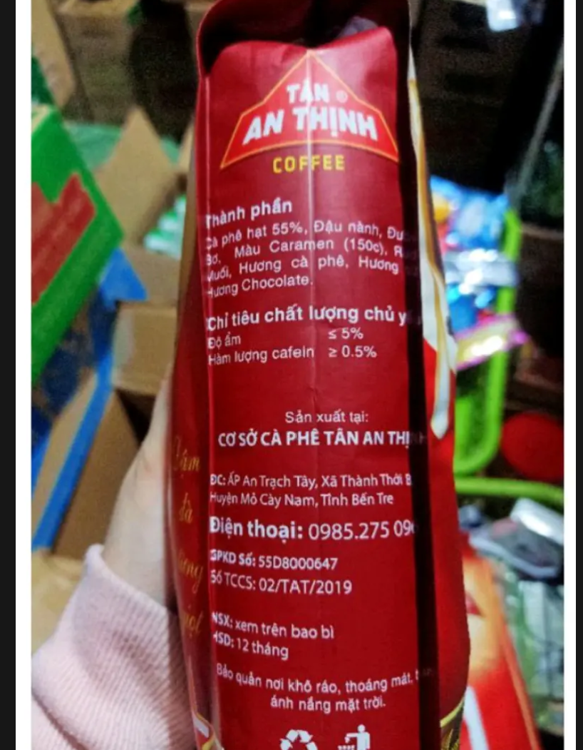 CÀ PHÊ TÂN AN THỊNH SỐ 2 ĐỎ -500g