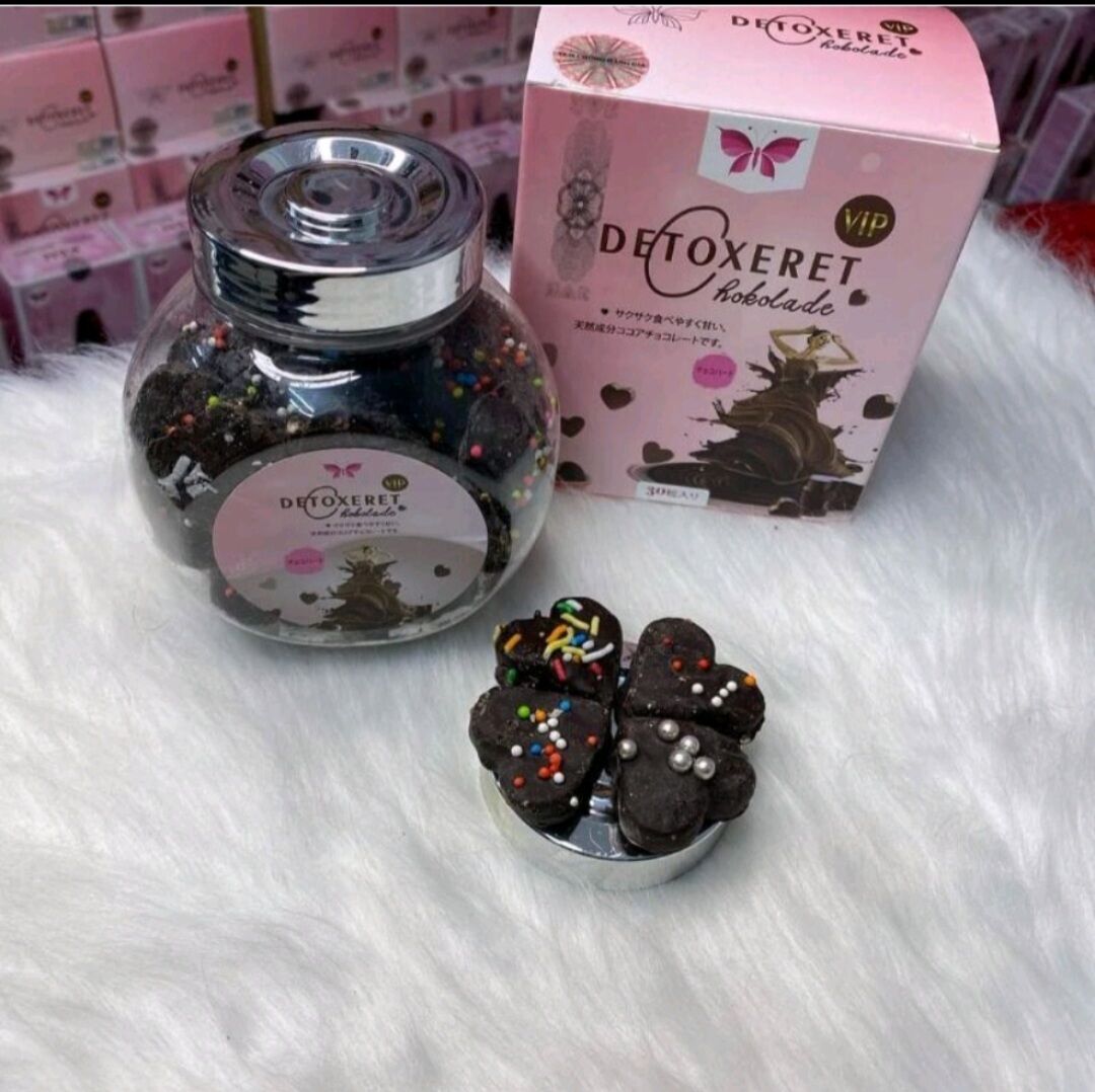 Kẹo Detoxeret chokolade vip hộp 30 viên