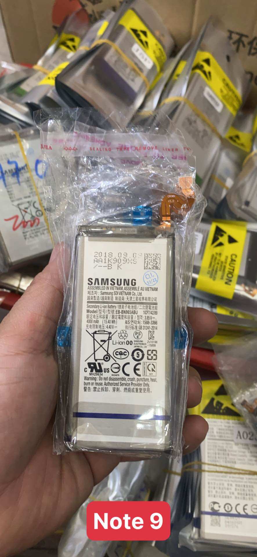 Pin zin samsung note 9