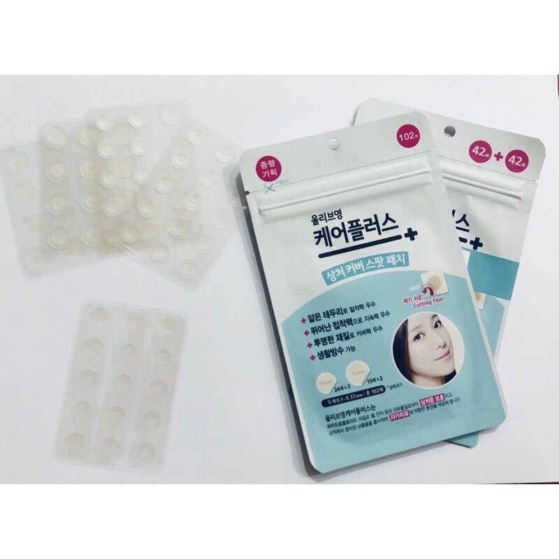 (Có bill) Miếng dán mụn Careplus olive young (84-102 miếng)