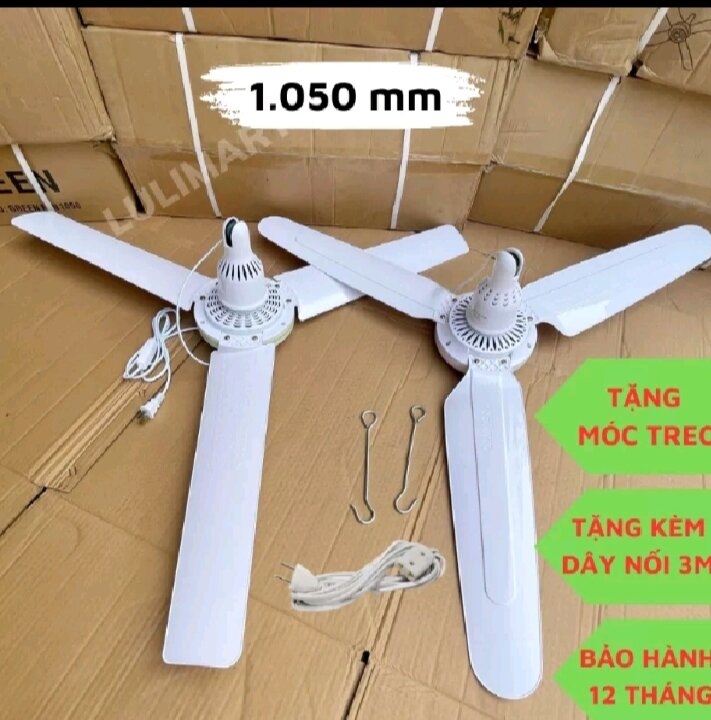Quạt trần mini, quạt trần đảo 1050 kích thước 105cm