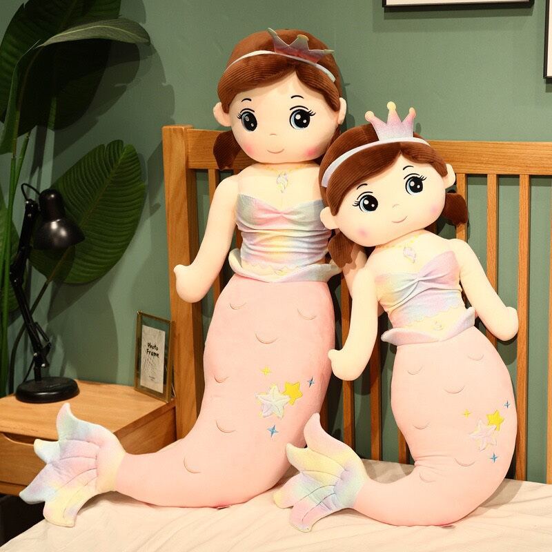 Gối Ôm Nàng Tiên Cá Dễ Thương Đáng Yêu ( nhiều kính thước)