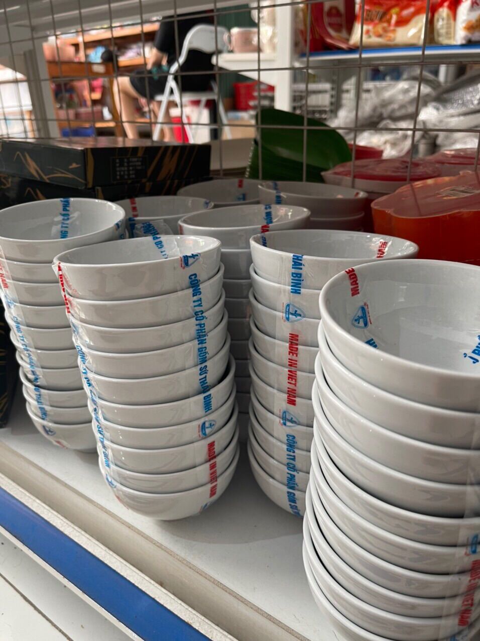 Set 10 bát ăn cơm sứ trắng