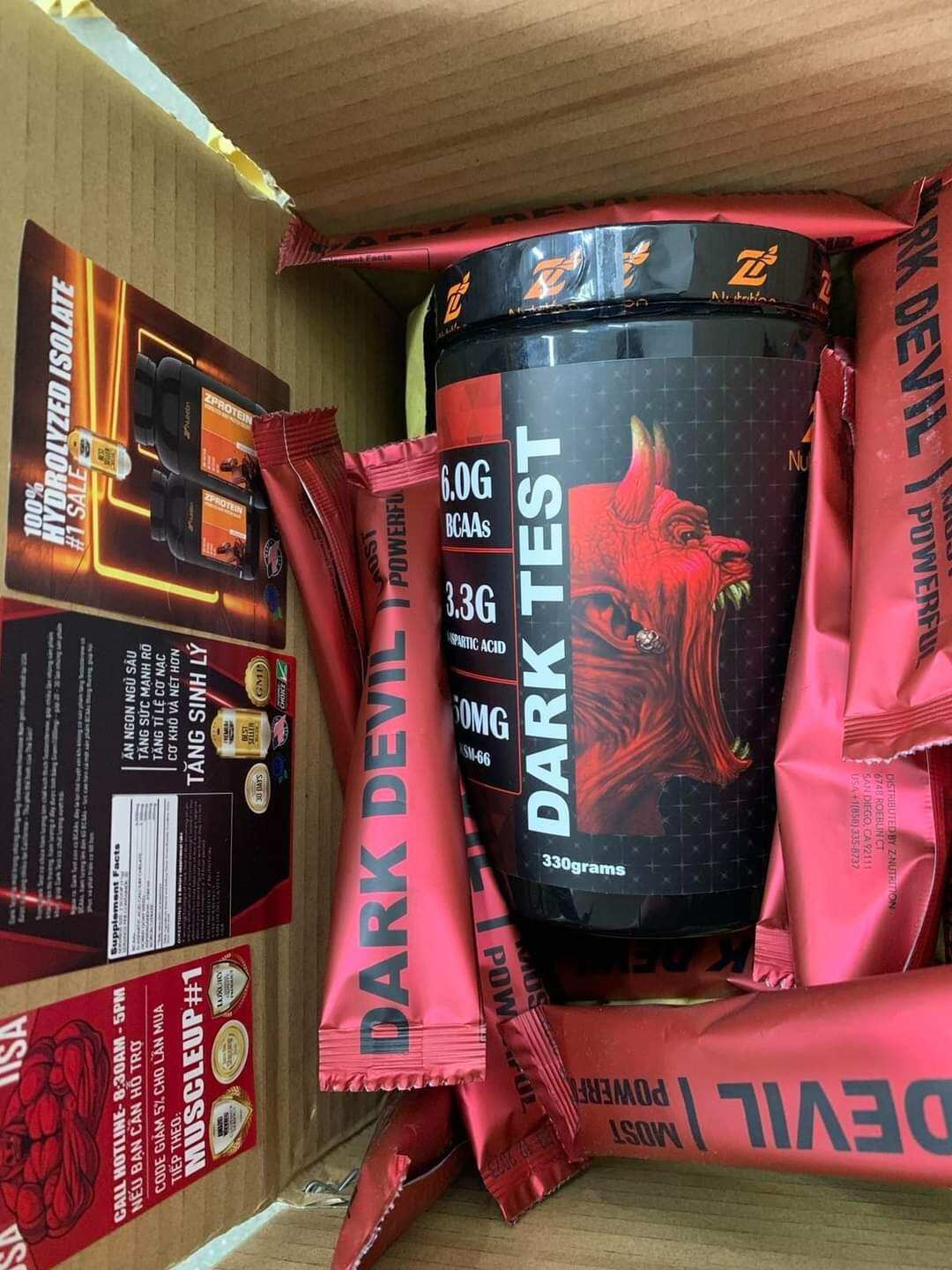 Znutrition Dark Test Tăng Cơ Tăng Testosterone 30 Servings