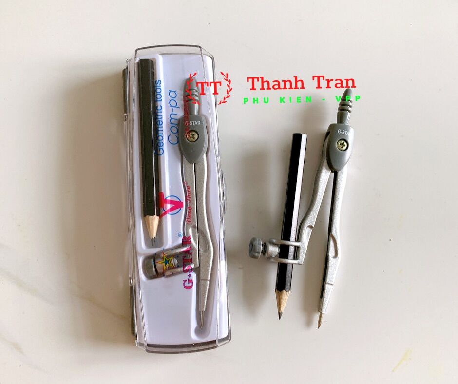 COMPA CHÌ GỖ – DỤNG CỤ HỌC TẬP TOÁN HỌC