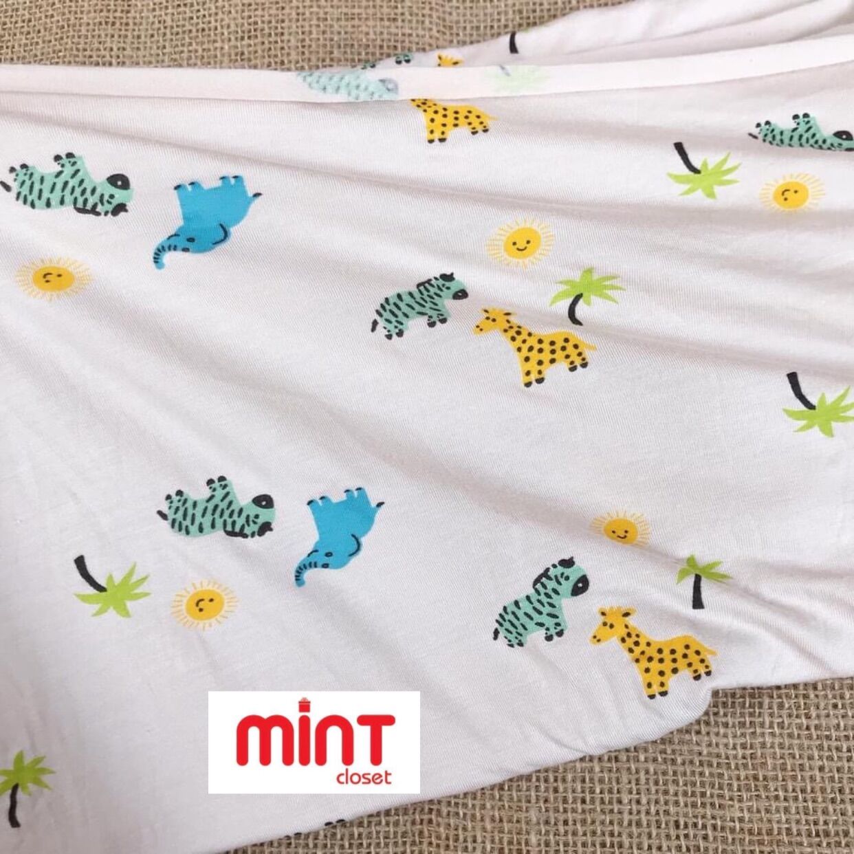 Vải cotton may đồ cho bé Hàn Quốc