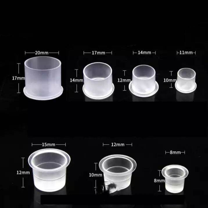 1000 Hũ đựng mực ko chân đế cỡ 3B