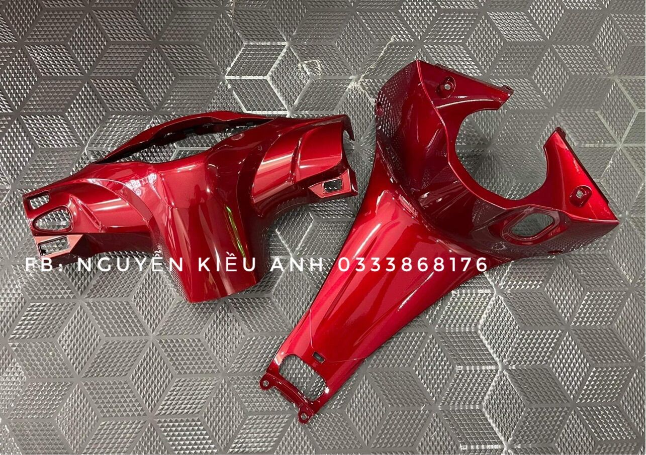Yếm ổ khóa wave 125i led đời mới màu đỏ