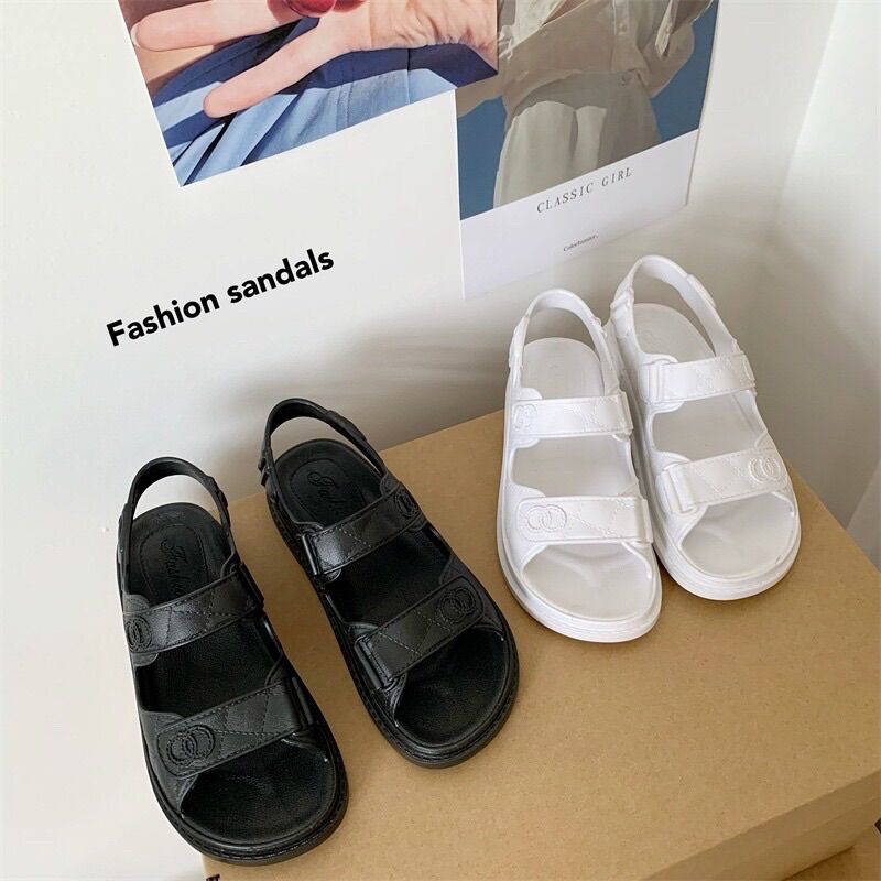 SANDAL NỮ TRẦN TRÁM CAO SU DẺO