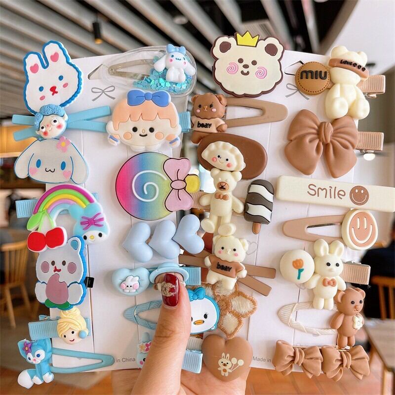 SET 14 KẸP TÓC SIÊU DỄ THƯƠNG CHO BÉ YÊU