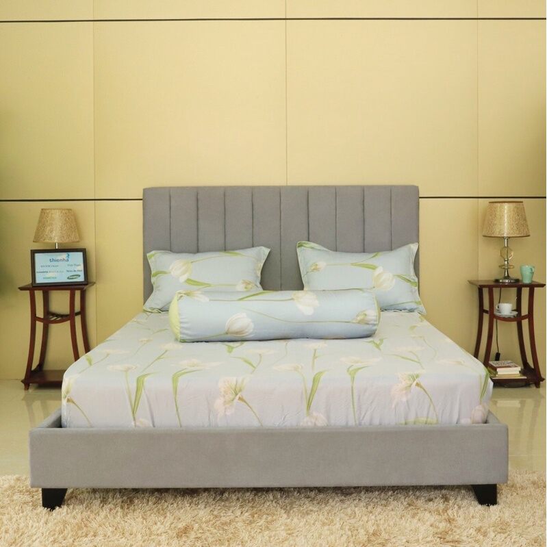 Bộ drap gối Tencel Premium Hometex 4 món