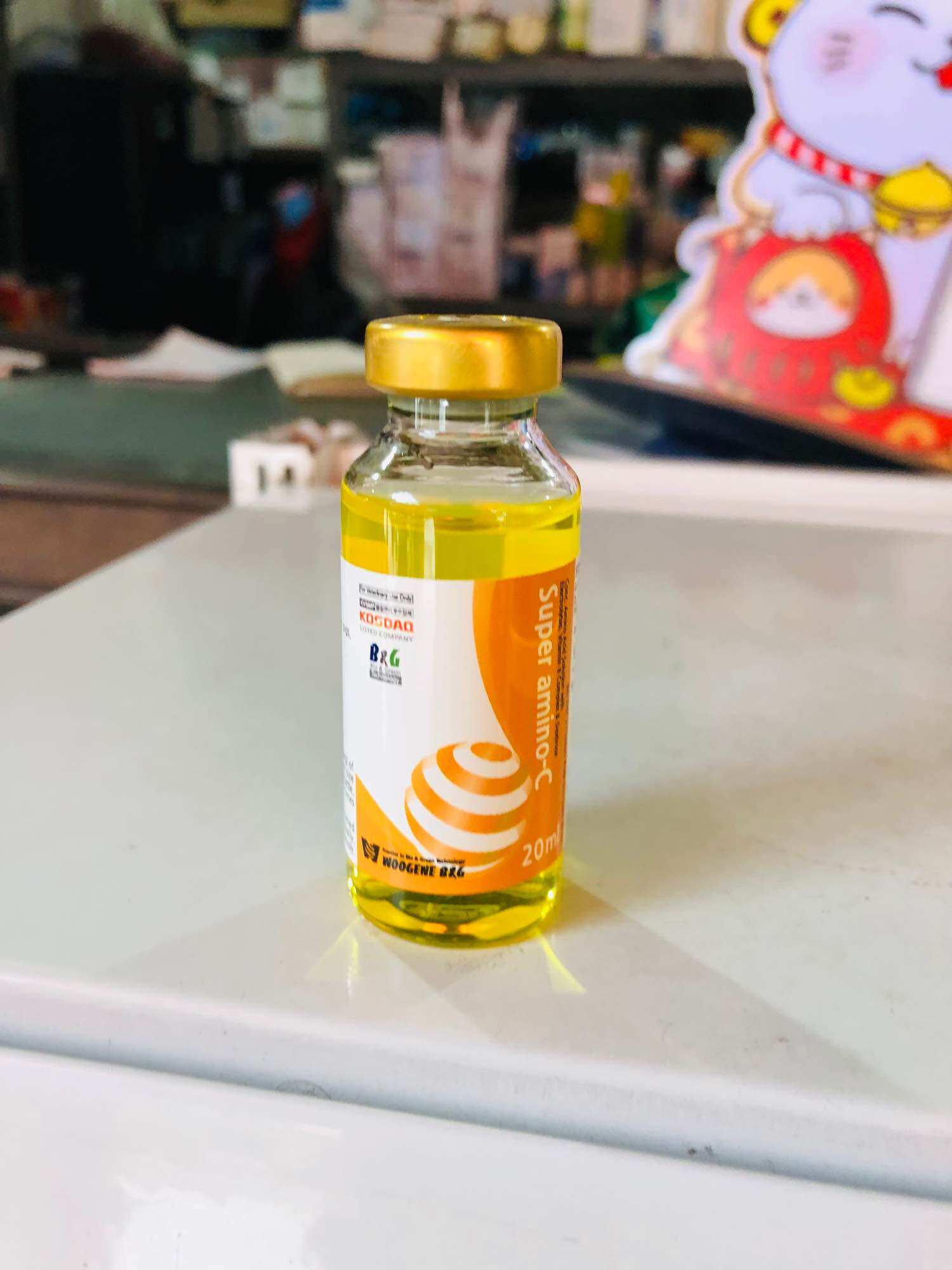 Super Amino C 20ml golden vet. Bổ sung vitamin cho vật nuôi.