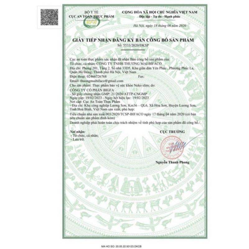 Giảm cân Neko Slim Chính Hãng