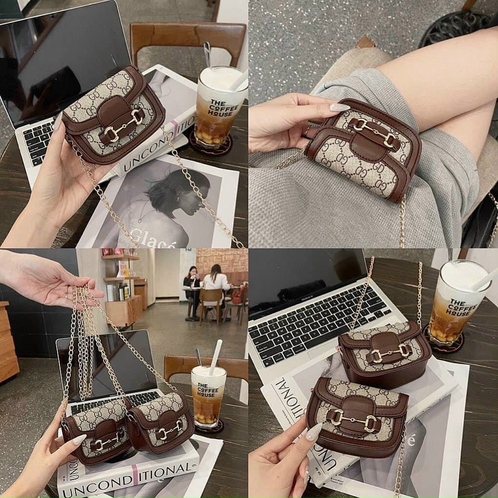 Túi đeo chéo mini hà hồ size 12cm