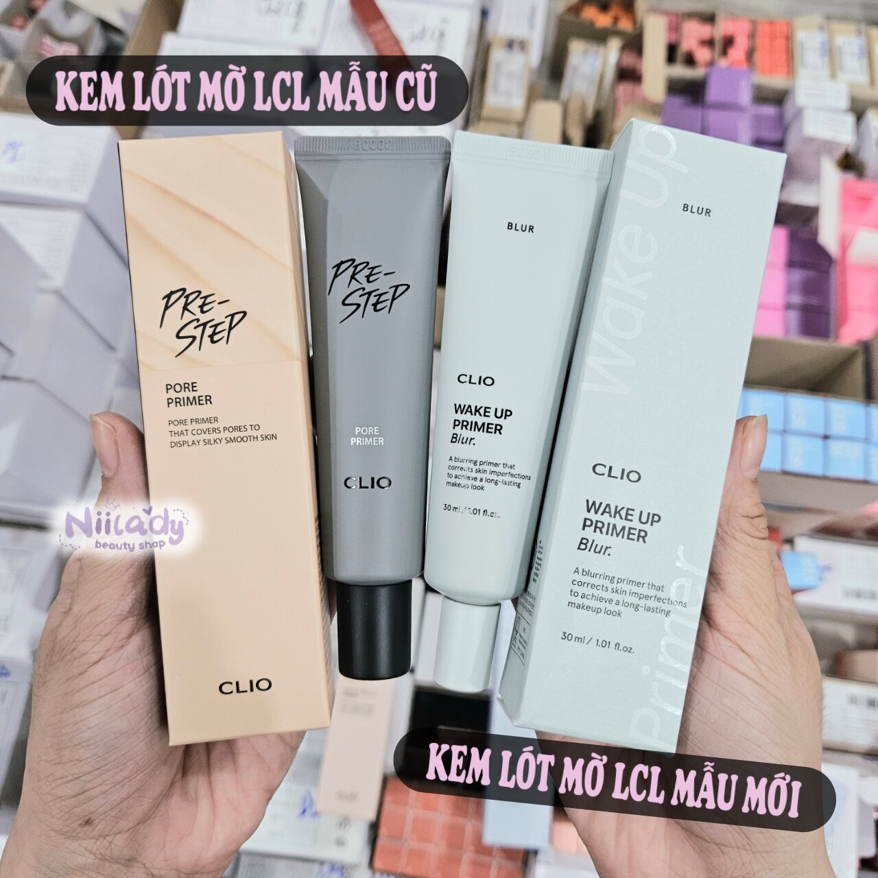 (HSD 01/2026) Kem lót Clio Pre-Step Primer / Wake Up Primer