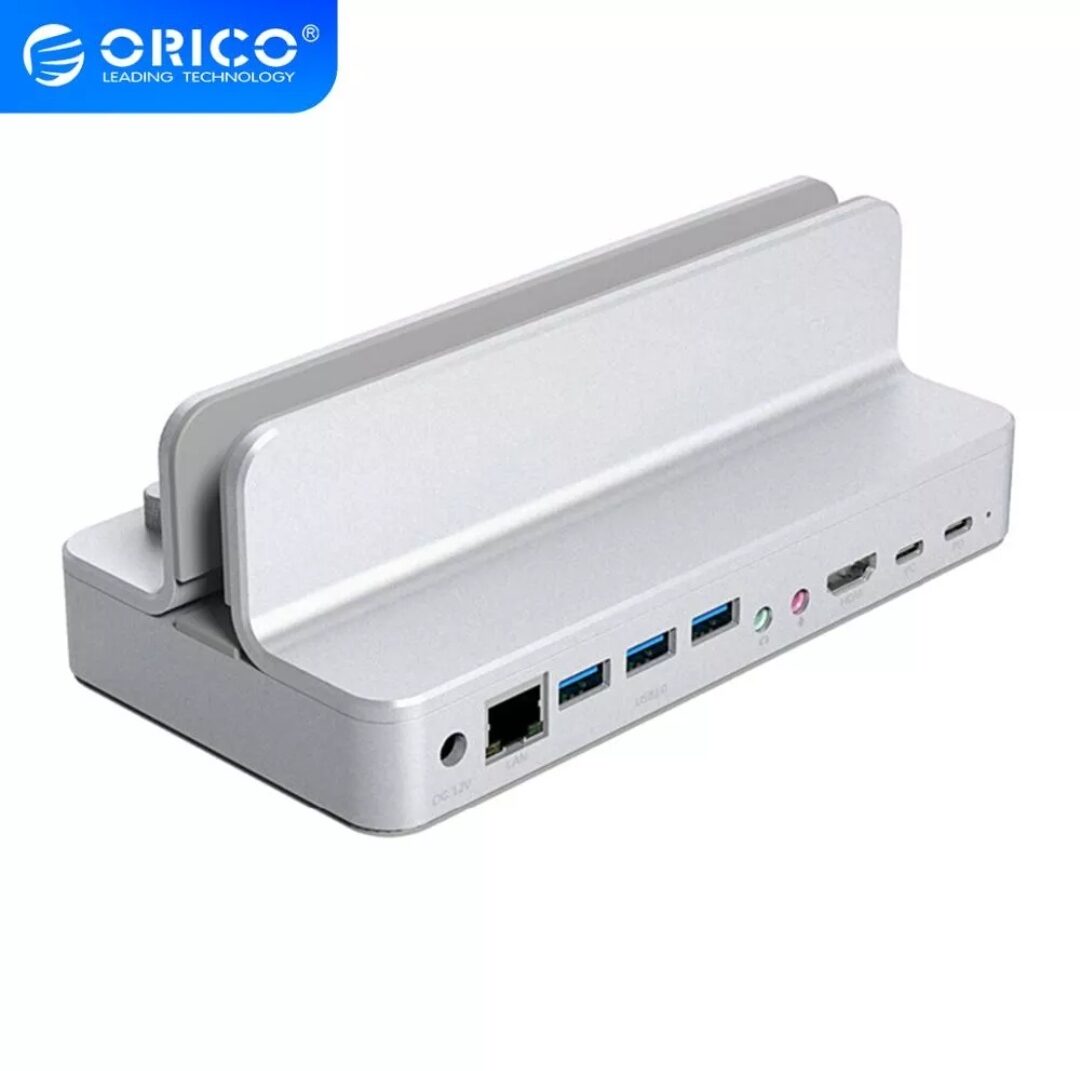 HUB Orico USB C với giá đỡ có thể điều chỉnh Dock PD loại C sang USB 3.0