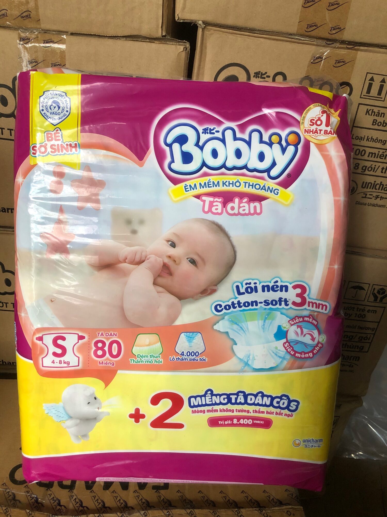 Tã dán bobby s80