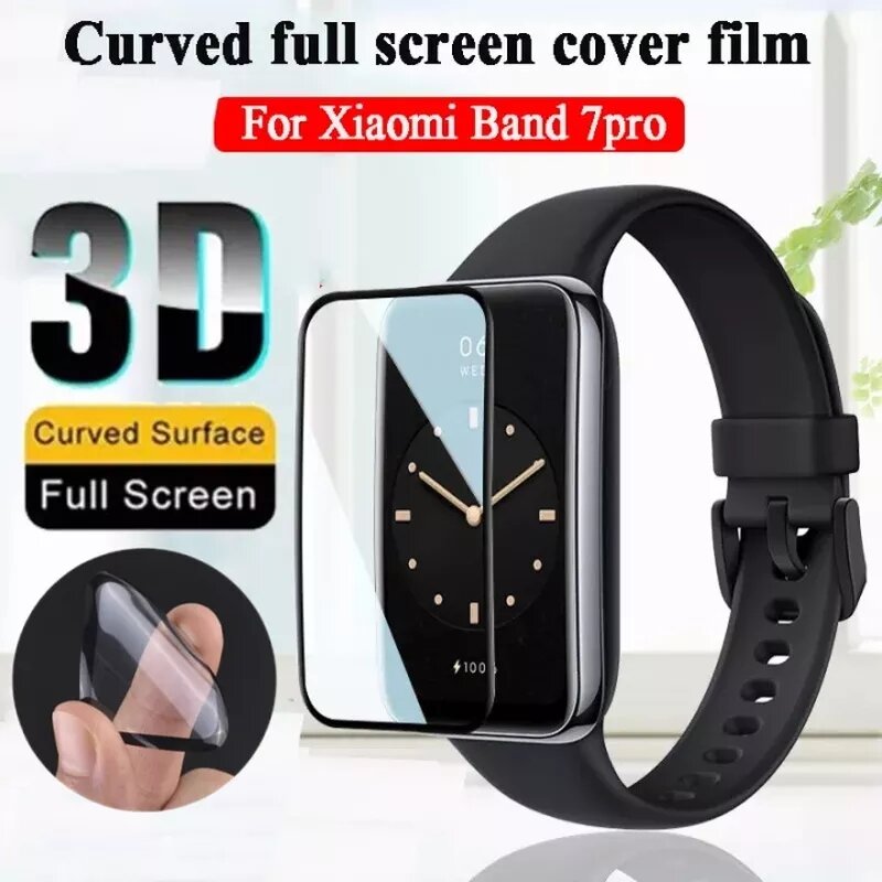 Xiaomi band 7 pro - cường lực 3d bảo vệ màn hình dành cho xiaomi band 7 pro/ miband 7 pro/ mi band 7 pro
