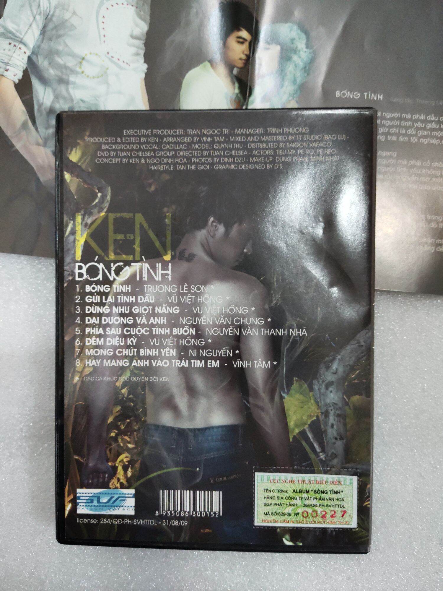 CD & DVD Ken - Bóng tình