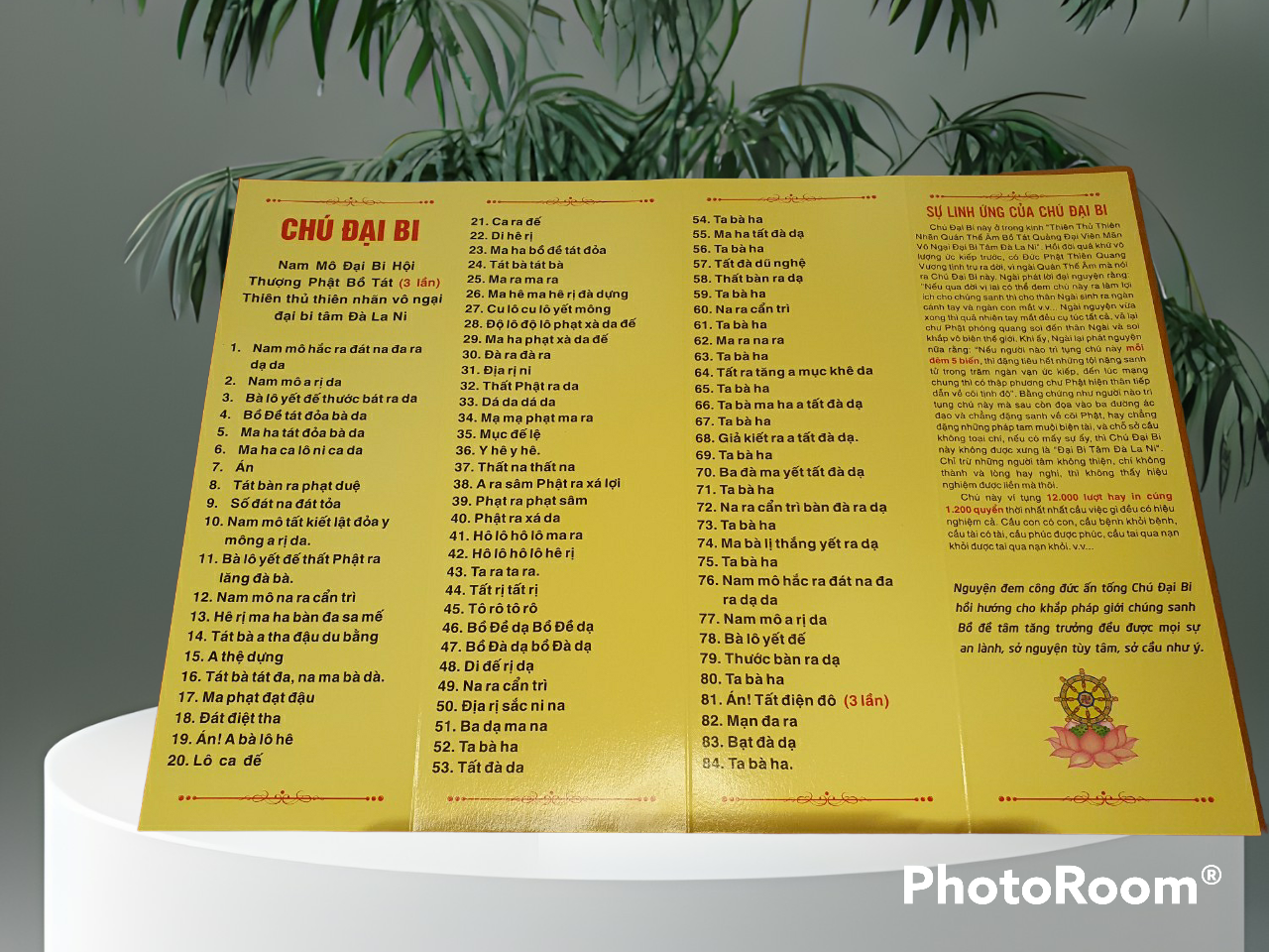 Chú đại bi 84 hoá thân 10 tờ