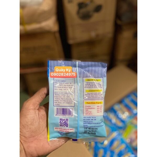 Bánh phồng tôm Sa Giang gói 100gr xanh