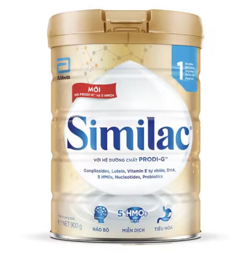 Sữa bột Similac 1 HMO 900g Cho bé 0-6 tháng
