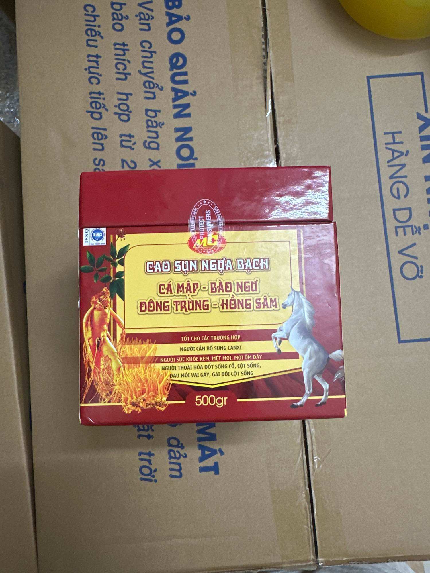 Cao Sụn ngựa bạch Hồng sâm Đông Trùng hạ thảo