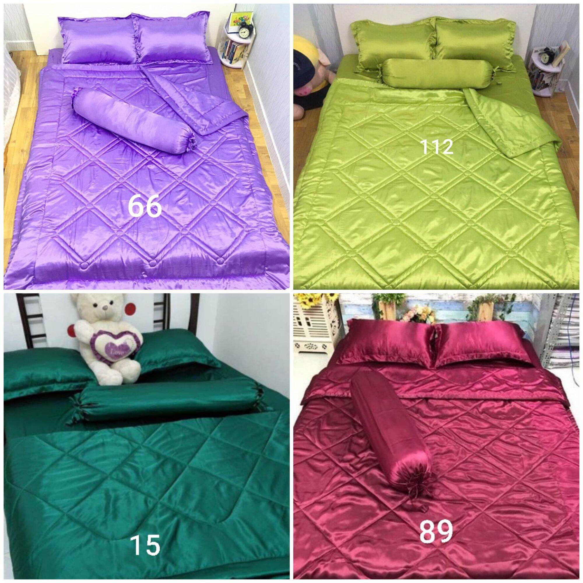 vỏ gối ôm phi lụa 35x100cm