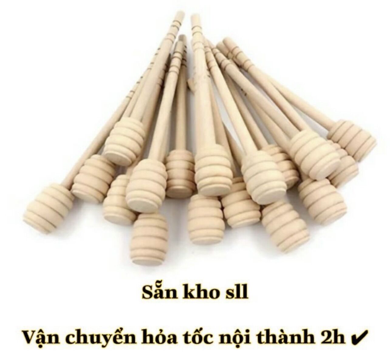 Cây lấy mật ong bằng gỗ cán dài